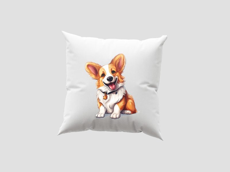Welsh Corgi kölyök - Párnahuzat