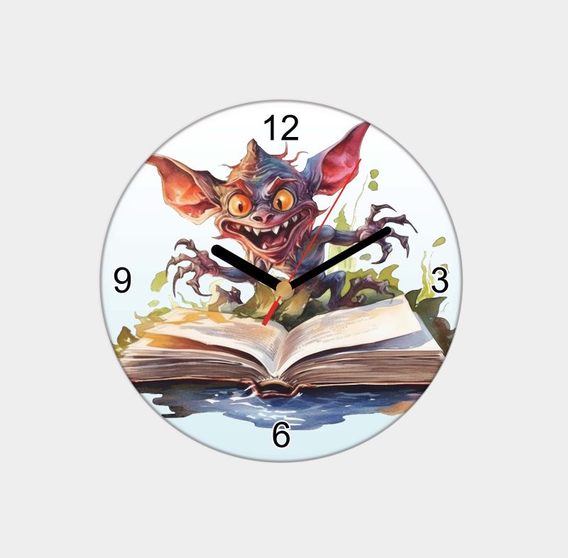 A könyvből kiszabadult szörny - Falióra