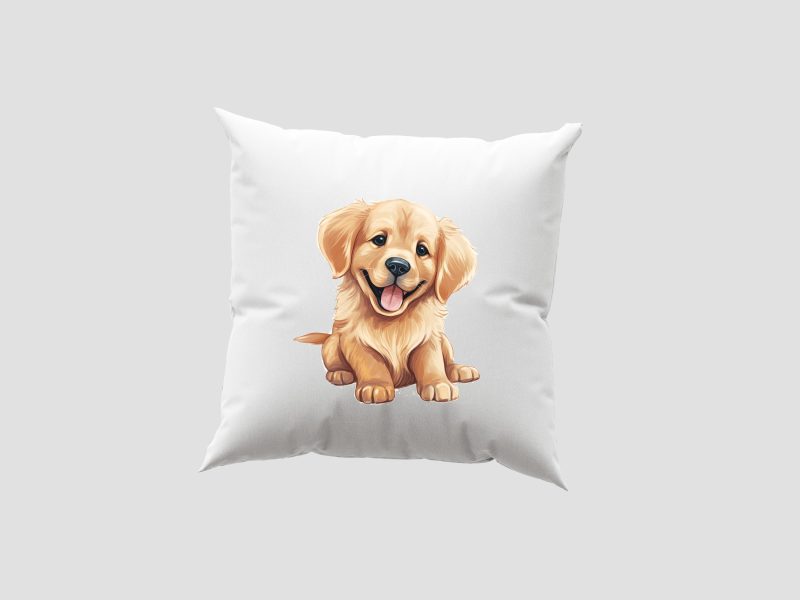 Golden Retriever kölyök - Párnahuzat
