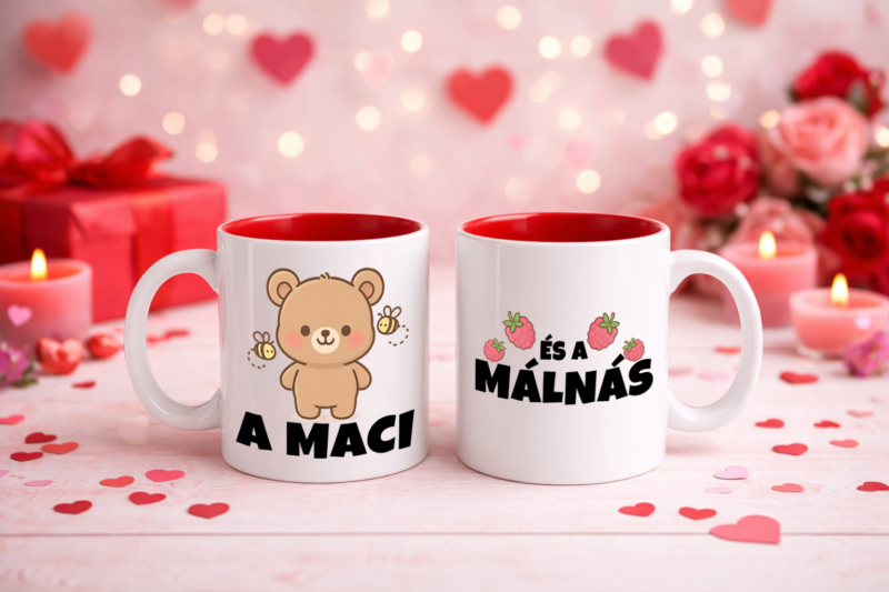 A Maci és a Málnás - Páros bögre