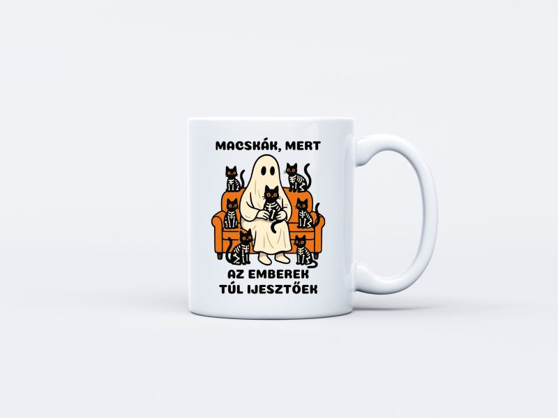Macskák, mert az emberek túl ijesztőek