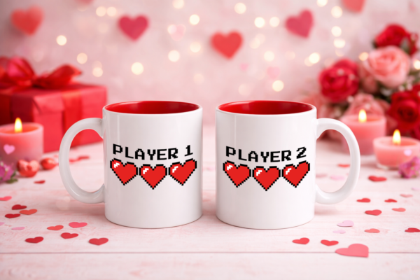Player 1 – Player 2 – Páros bögre