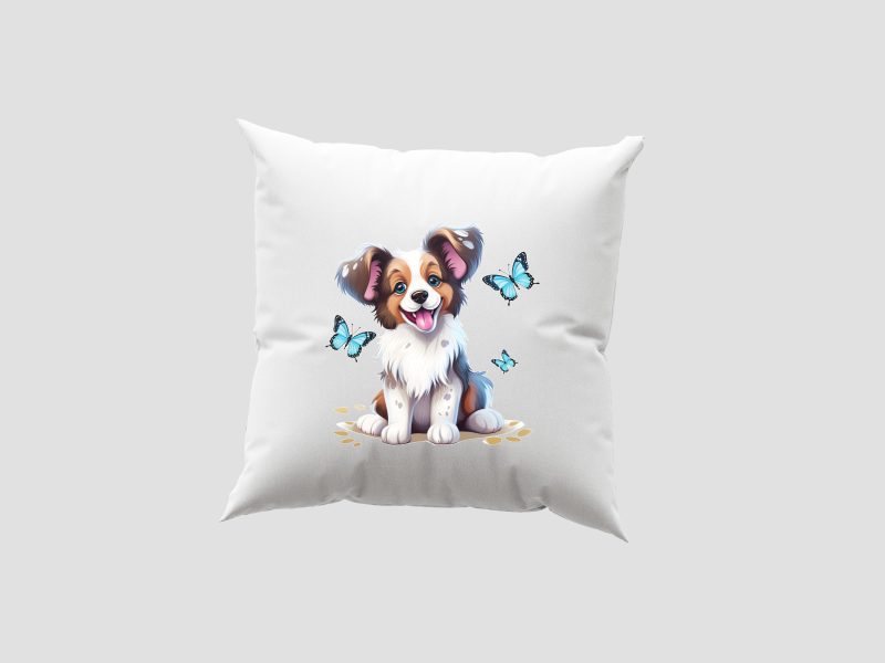 Papillon kölyök - Párnahuzat