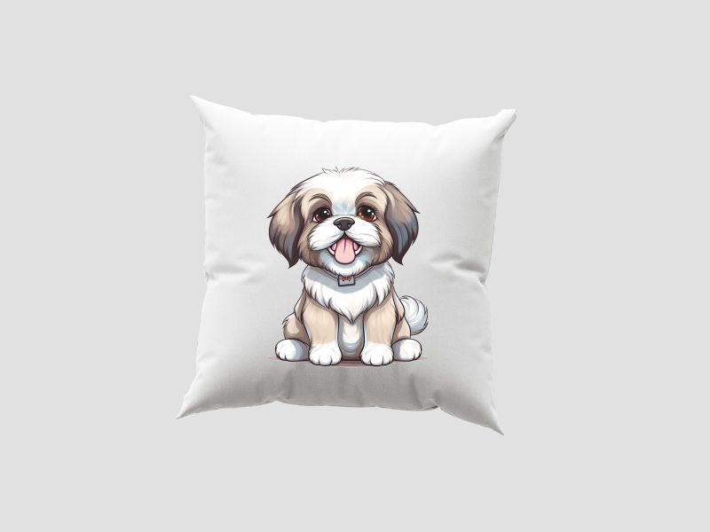 Rajzolt Si-cu kölyök - Párnahuzat