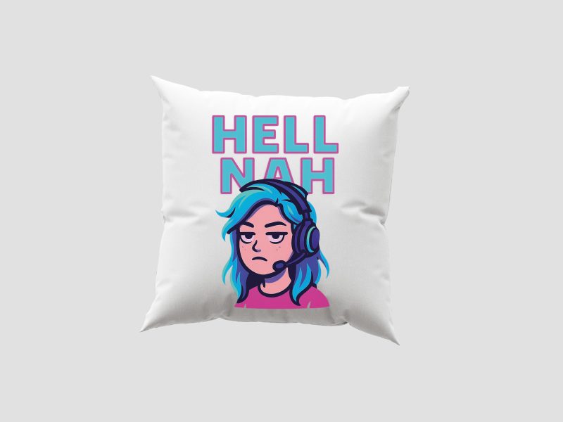 Hell Nah - Párnahuzat