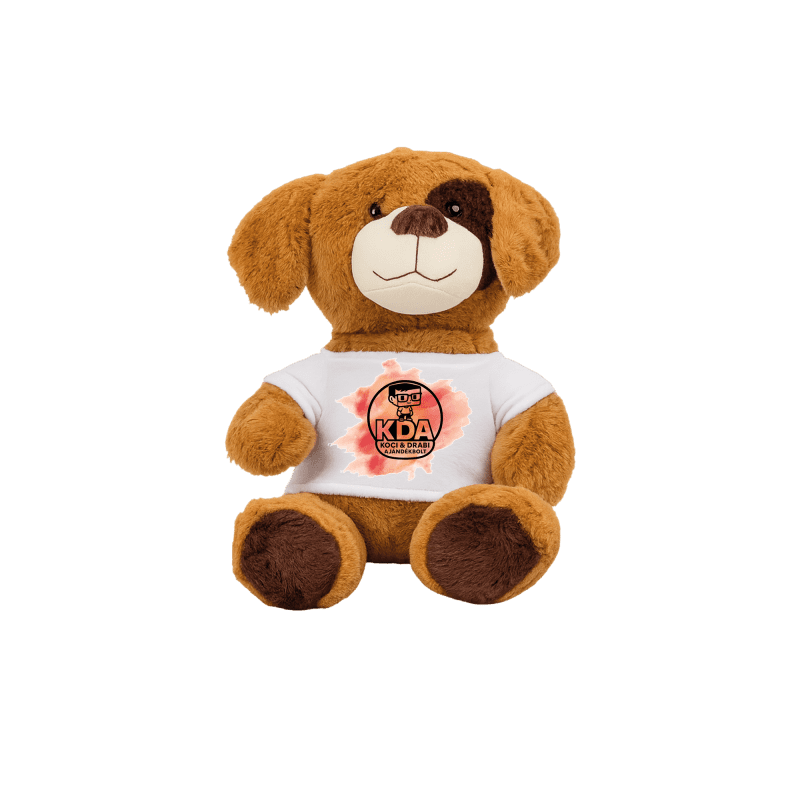 Plüss kutyus M-es pólóval