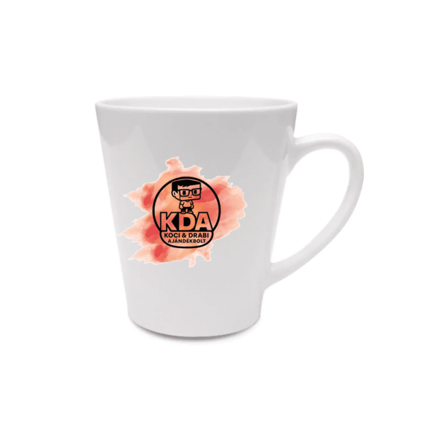 Egyedi latte bögre