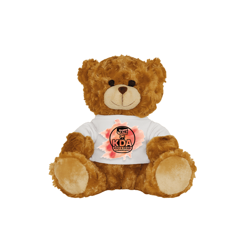 Plüss mackó M-es pólóval