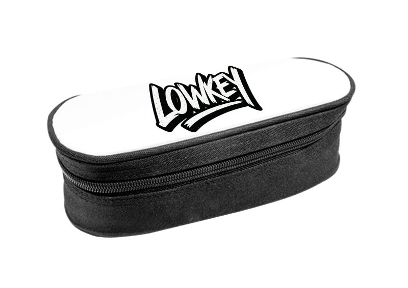 Lowkey fekete ovális tolltartó