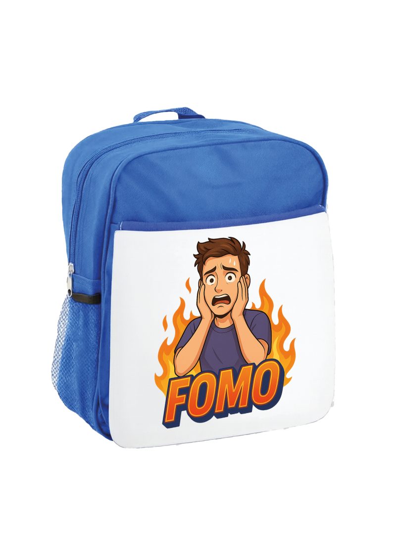 Fomo fiú gyermek hátizsák