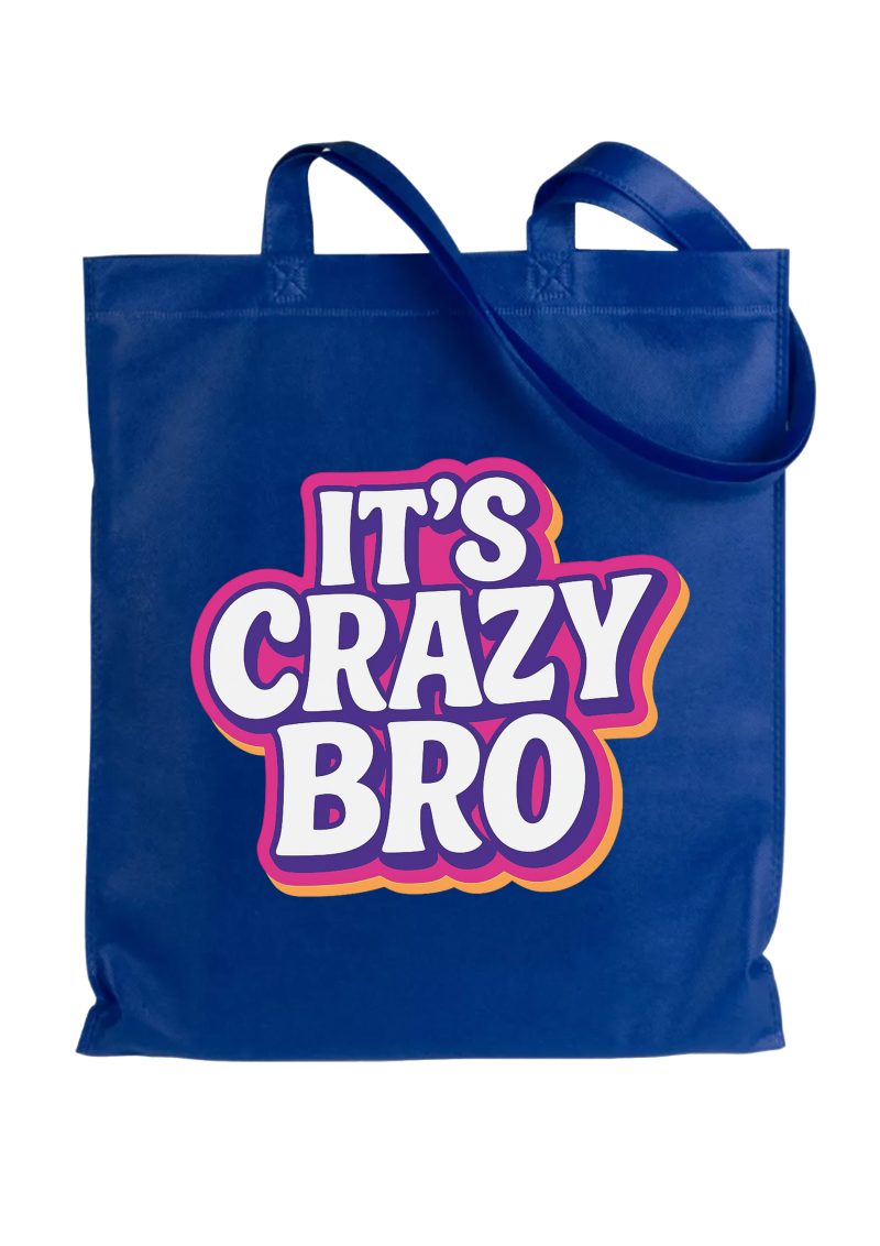 It's crazy bro bevásárló táska