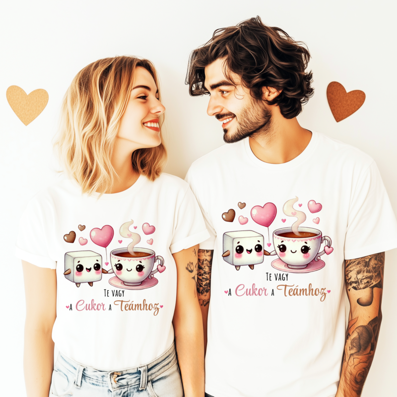 Te vagy a tea/cukor - Páros póló