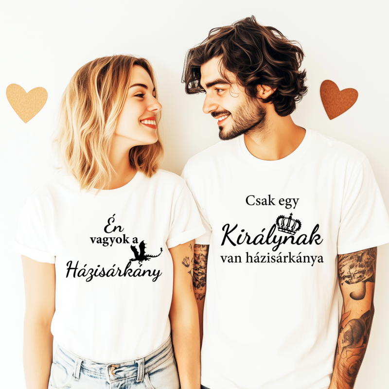 Csak egy királynak van házisárkánya - Páros póló