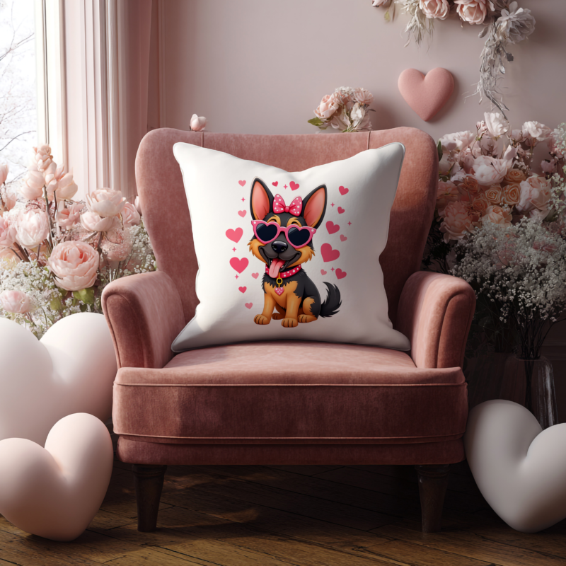 Német juhász fiú - Párnahuzat