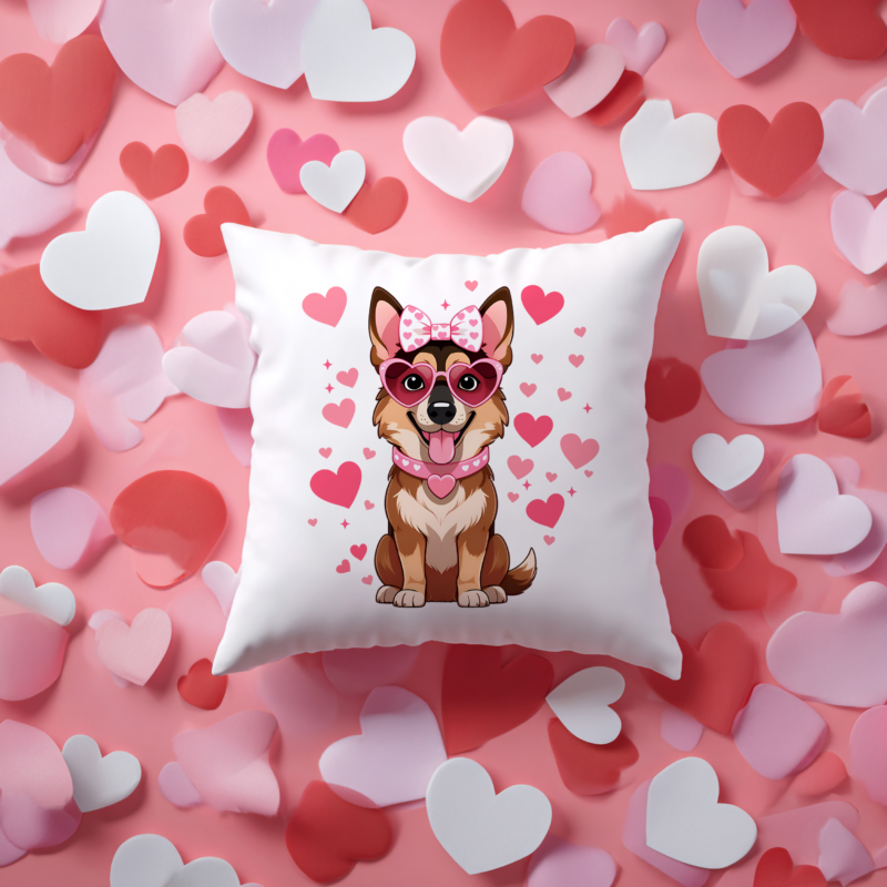 Német juhász lány - Párnahuzat