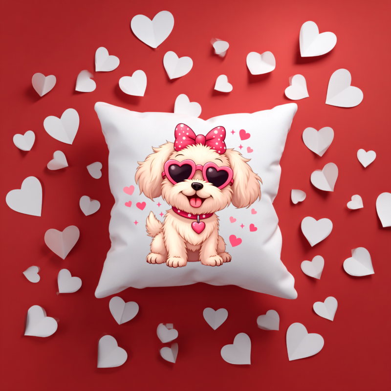 Máltai selyemkutya - Párnahuzat