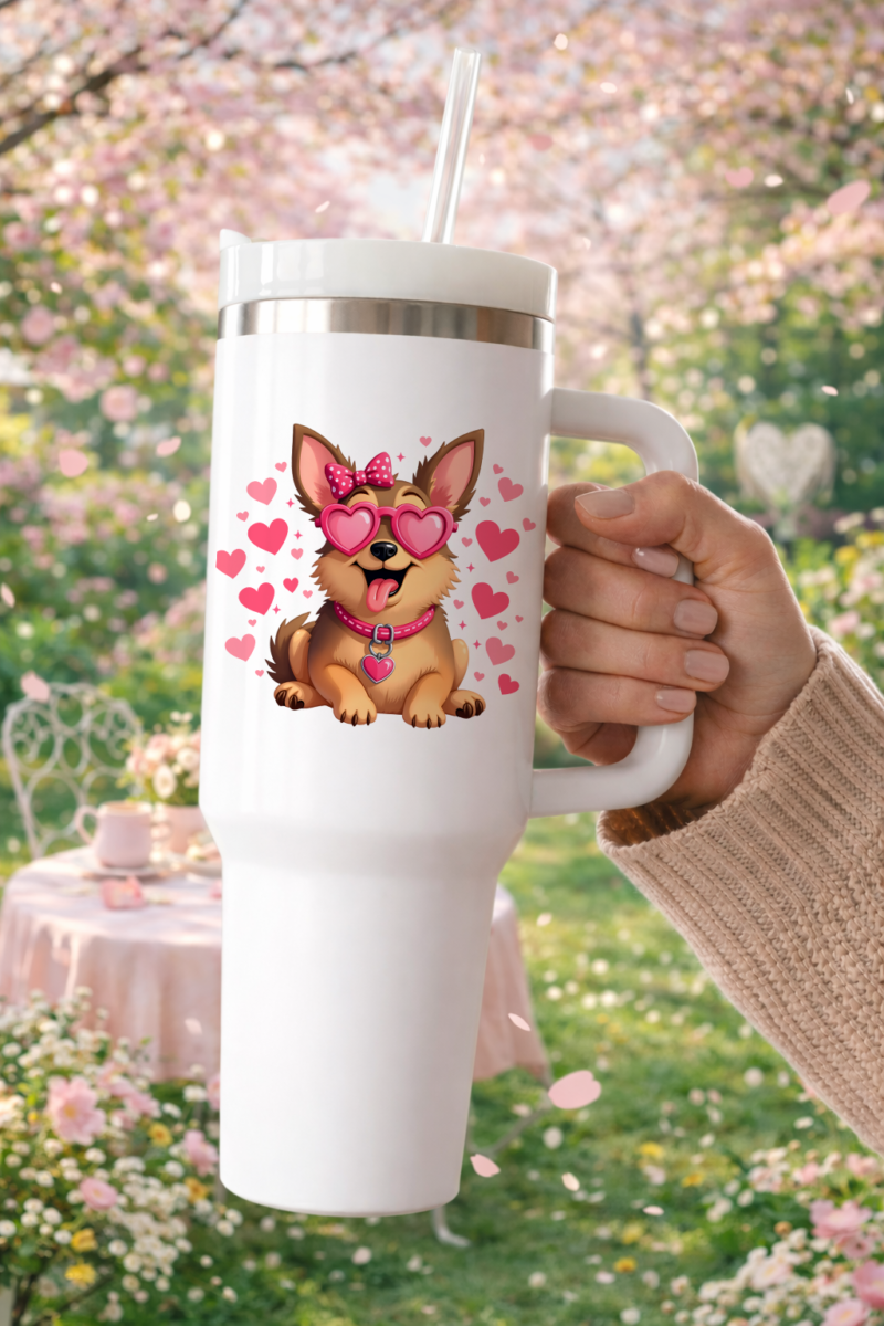 Corgi utazó tumbler