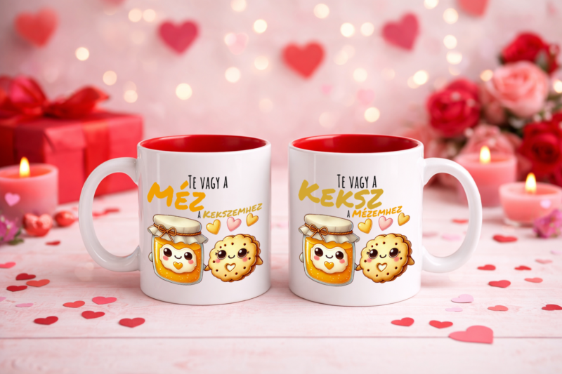 Te vagy a keksz/méz - Páros bögre