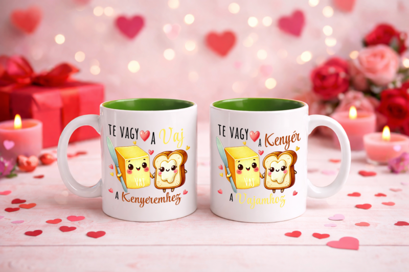 Te vagy a kenyér/vaj - Páros bögre