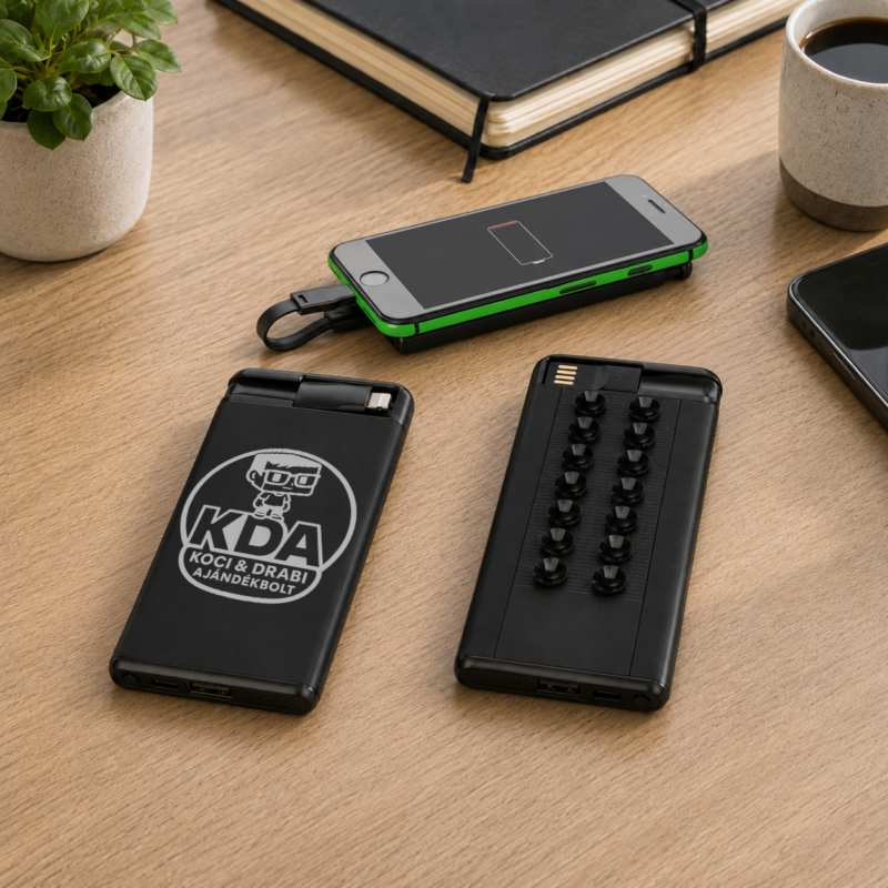 Egyedi gravírozott Chieti tapadókorongos powerbank – 4000 mAh