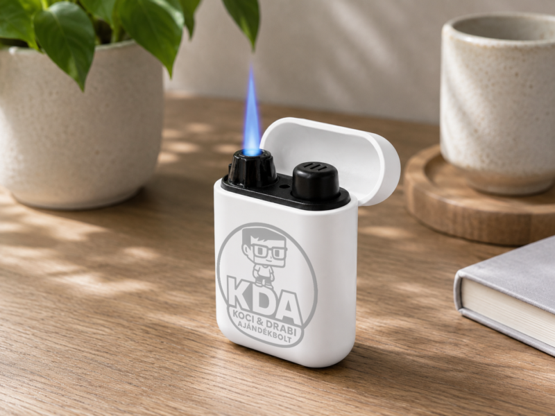 Egyedi gravírozott Podlight elektromos öngyújtó – modern fülhallgató tok dizájnnal