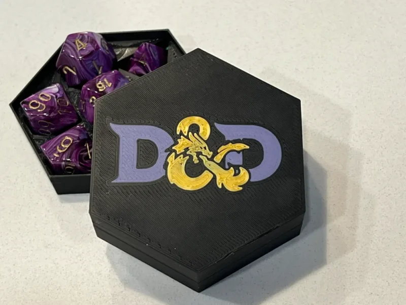 D&D kockatartó (kicsi hatszög)