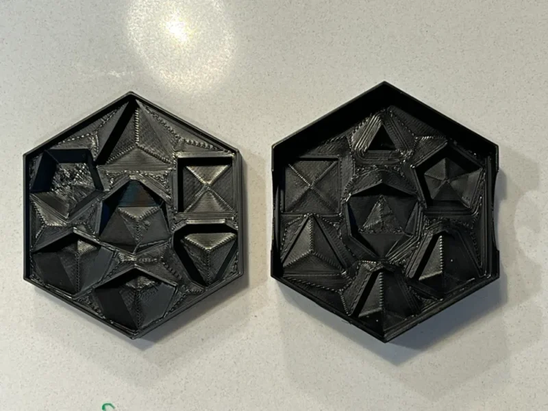 D&D kockatartó (kicsi hatszög)