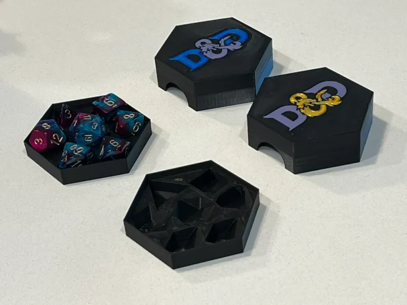 D&D kockatartó (kicsi hatszög)