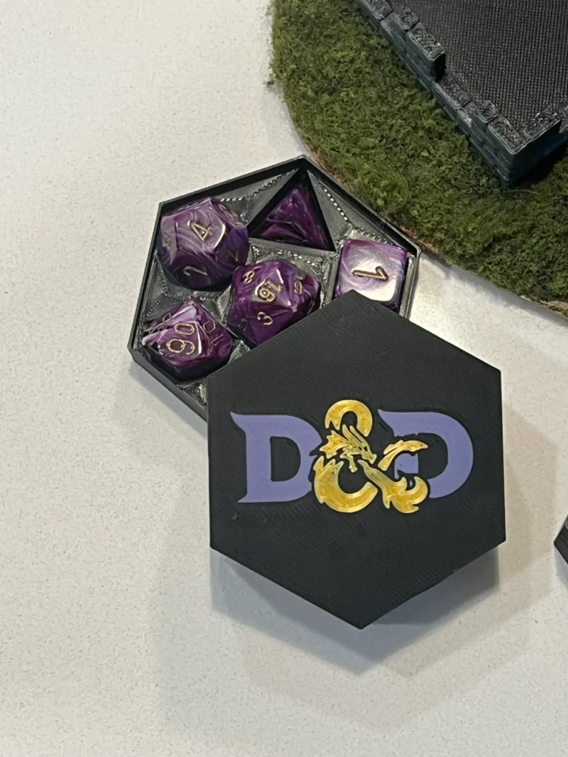 D&D kockatartó (kicsi hatszög)