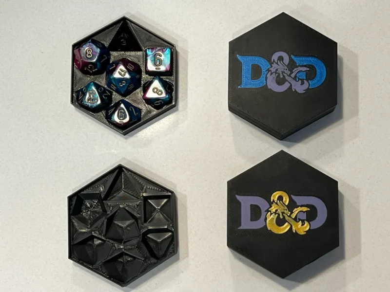 D&D kockatartó (kicsi hatszög)