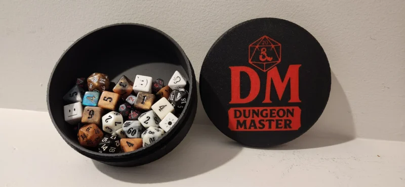D&D kockatartó (kicsi kör)