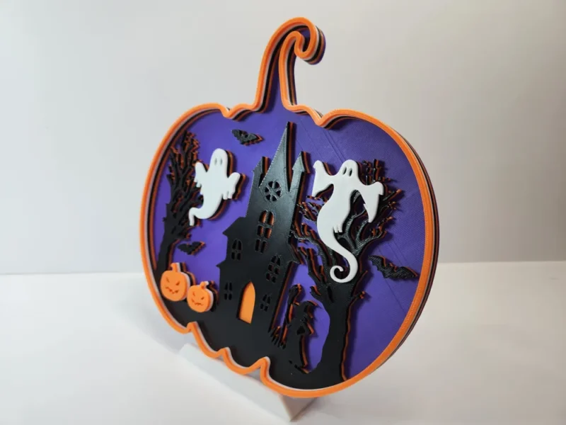 Halloweeni 3D csendélet