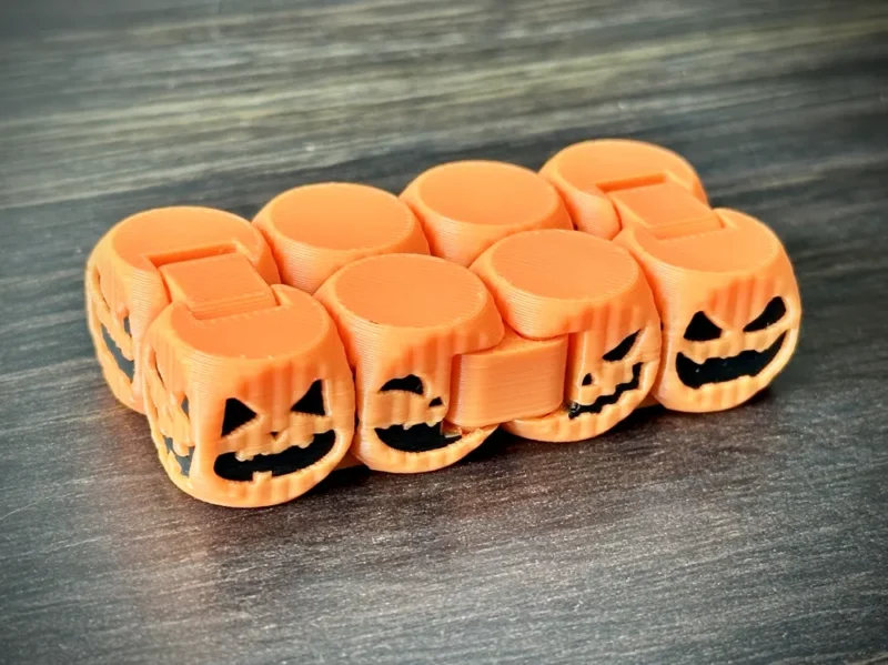 Halloweeni tökmintás végtelen kocka Halloweeni tökmintás végtelen kocka