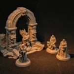 D&D Cleric és Monk figurák