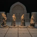 D&D Cleric és Monk figurák