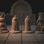 D&D Cleric és Monk figurák