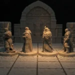 D&D Cleric és Monk figurák