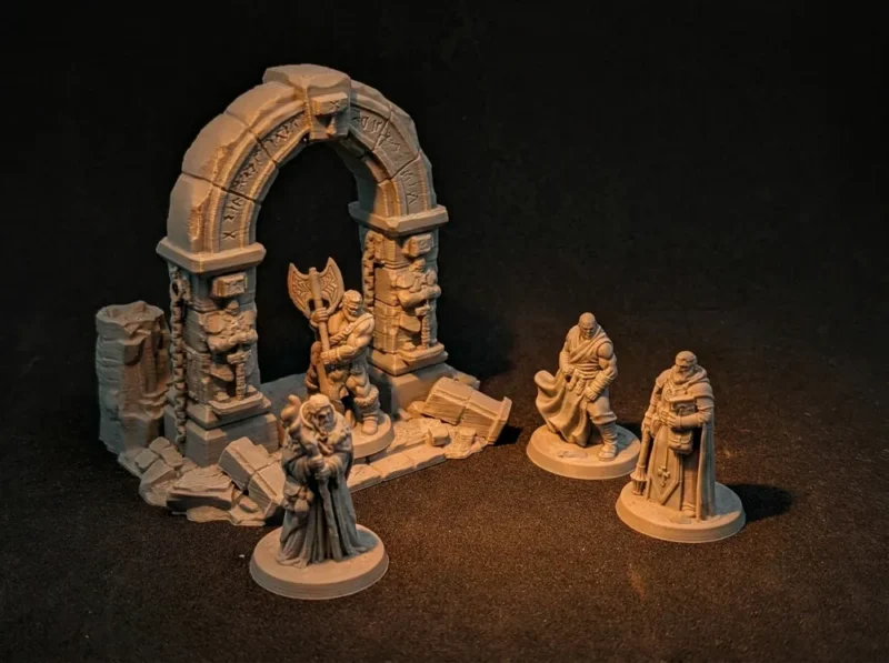 D&D Druida és Barbár figurák D&D Druida és Barbár figurák