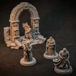 D&D Druida és Barbár figurák