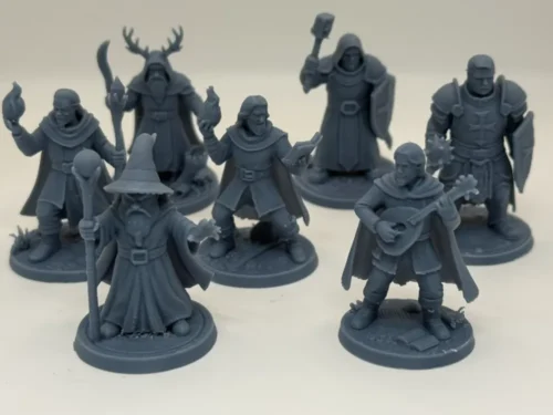 D&D ember figura szett (7 db)