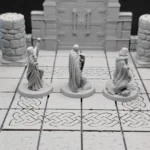 D&D női figura szett (3 db)