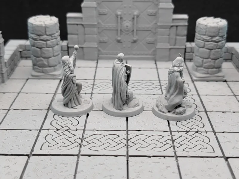 D&D női figura szett (3 db)