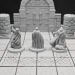 D&D női figura szett (3 db)
