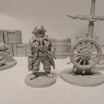 Dungeons and Dragons miniatűr kalózhajó szett