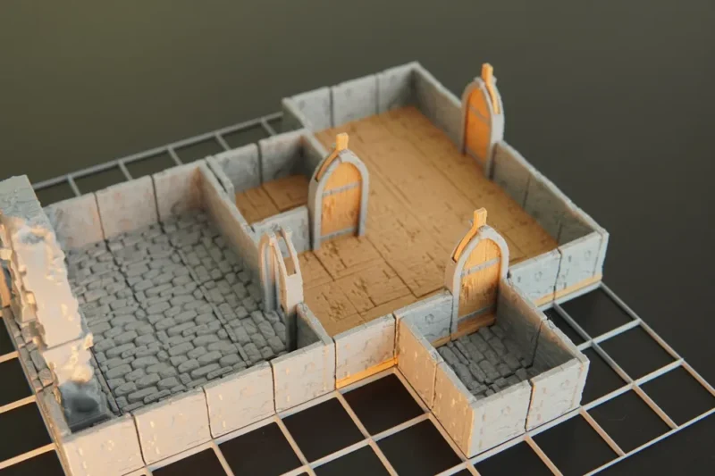 Kockadobás mesterfokon: Moduláris D&D térképkészlet Kockadobás mesterfokon: Moduláris D&D térképkészlet