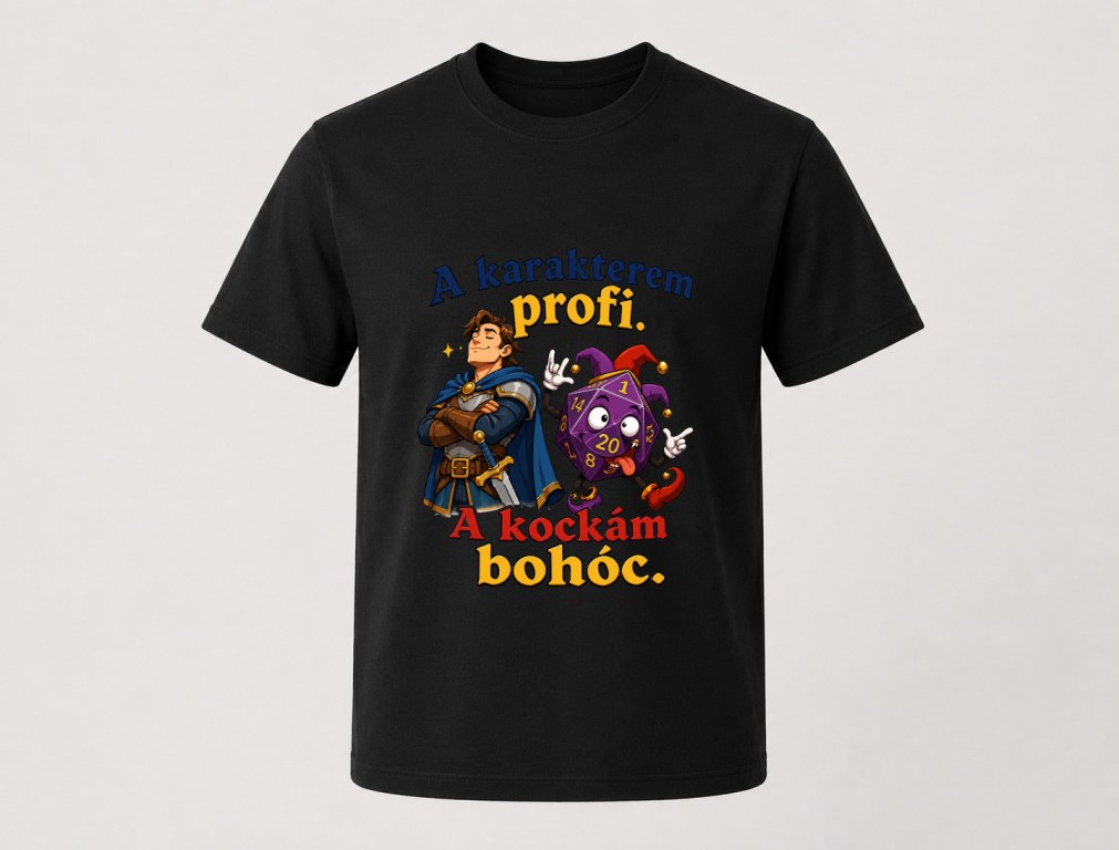 A karakterem profi, a kockám bohóc