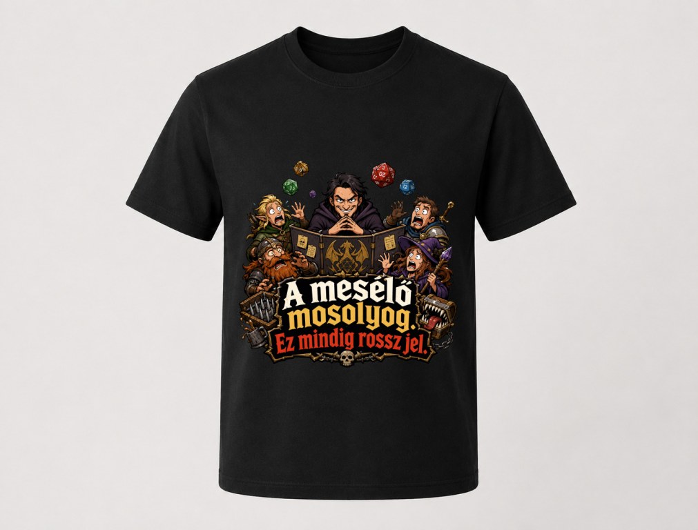 A mesélő mosolyog. Ez mindig rossz jel